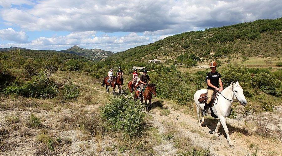 Hebergements Des Posas Sampzon Exteriör bild